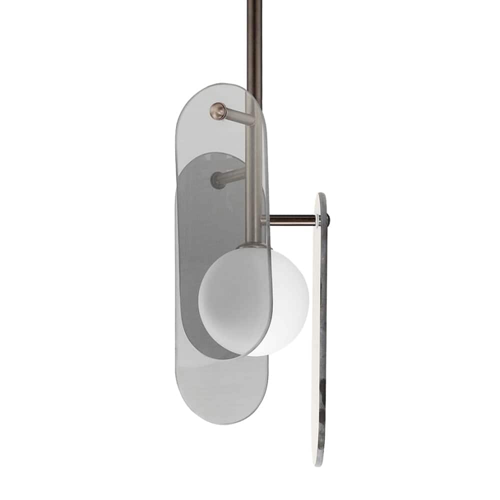 Studio M SM24811MSK Megalith 7" Wide LED Abstract Mini Pendant by Nina