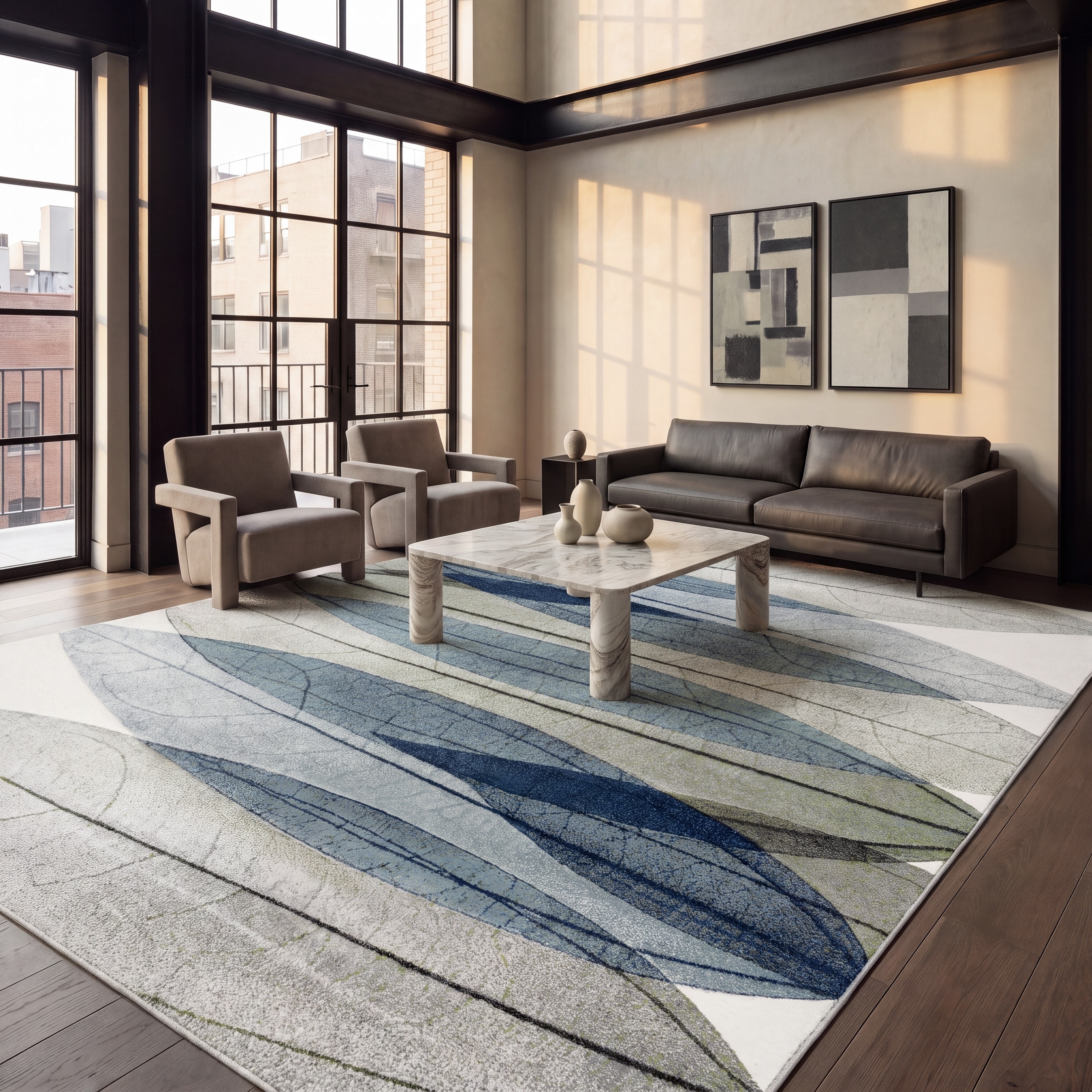 SAFAVIEH Hollywood Josefine Mid-Century Modern Abstract Rug