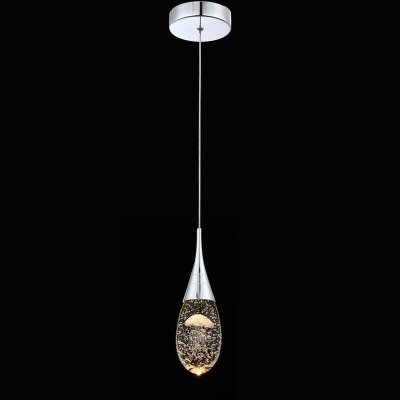 Modern 1-Light Dimmable Pendant Light Fixture for Kitchen Island