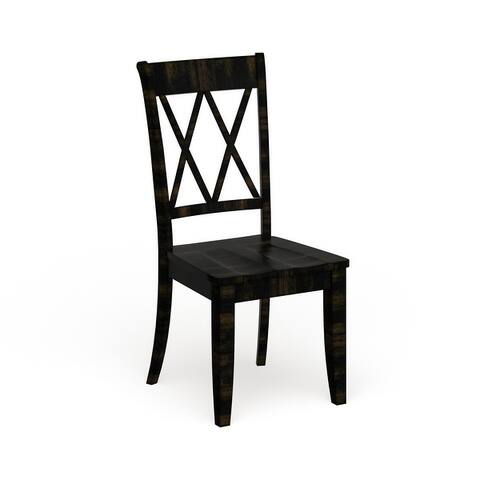 Eleanor X Back Wood Dining Chair (Set of 2) by iNSPIRE Q Classic