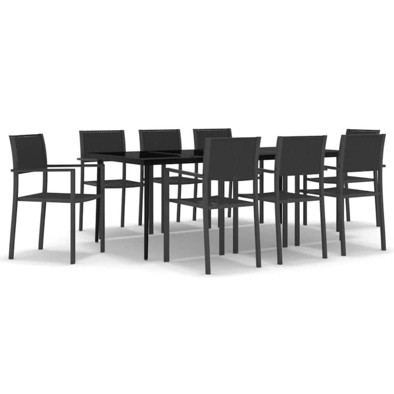 vidaXL Patio Dining Set Outdoor Dining Set Table and Chair Set for Garden