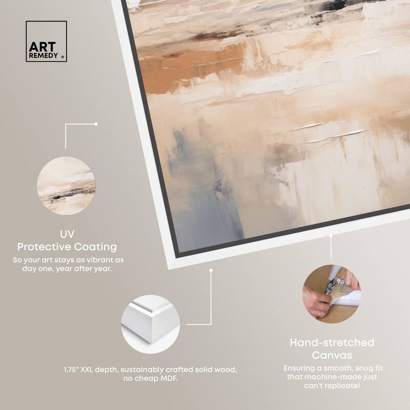 Coastal Calm Canvas by Art Remedy