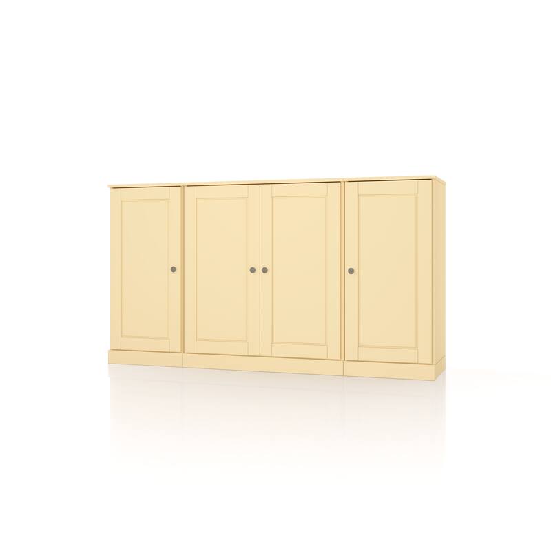 Palace Imports 100% Solid Wood 65" Sideboard with Solid Doors, 2-Drawers and Adjustable Shelves