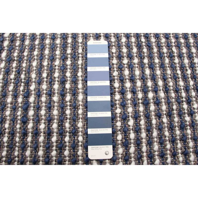 ECARPETGALLERY Braid weave Sienna Dark Navy Wool Rug - 5'0 x 8'1