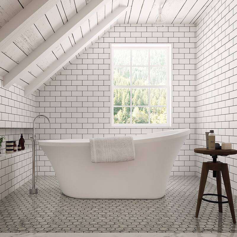 OVE Decors Skylar 70-inch Freestanding Bathtub
