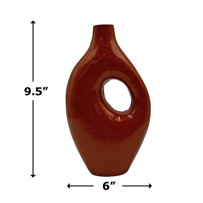 Decorative Handmade Aluminum Jug Flower Vase