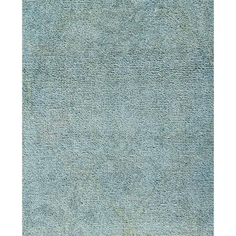 Overdyed One-of-a-Kind Hand-Knotted Area Rug - Gray - 6' 2" x 9' 6"