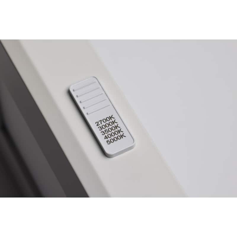 Blink Pro Plus 42W 5.5 in. x 48 in. Surface Mount LED CCT Selectable 90 CRI White Finish 120/277V Rectangular Shape