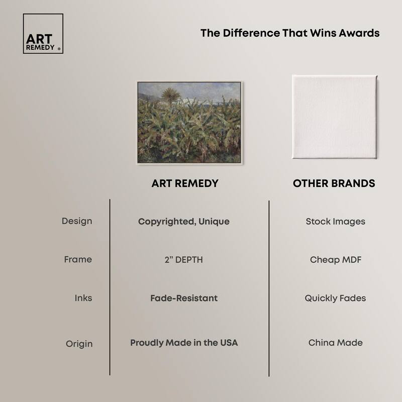 Field of Banana Trees Canvas by Art Remedy