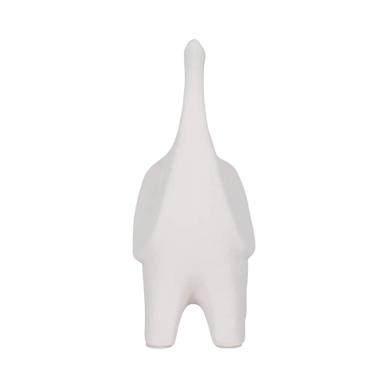 Sagebrook Home Porcelain Elephant Figurine Decor - 7" x 5" x 12"