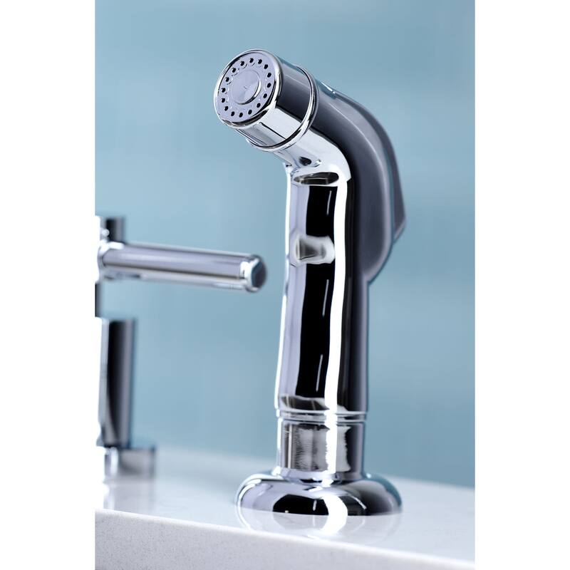 Kingston Brass Concord Widespread Kitchen Faucet with Metal Lever