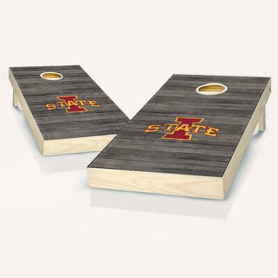 Iowa State Cyclones Distressed NCAA Team Cornhole Boards
