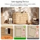 preview thumbnail 15 of 18, Rustic Solid Pine Wood 9-Drawer Dresser with Changing Top, Nursery Storage Organizer with Anti-Tip Kit, Baby Room Furniture