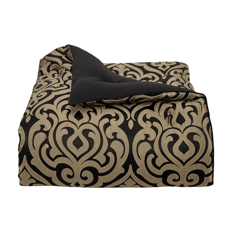 Bolero Black And Gold Comforter Set