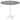 LeisureMod Verve 48" Round Bar Dining Table with Stone TableTop and White Steel Base for Kitchen & Dining Room