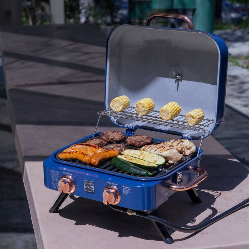 Kenmore 2-Burner Retro Portable Gas Grill