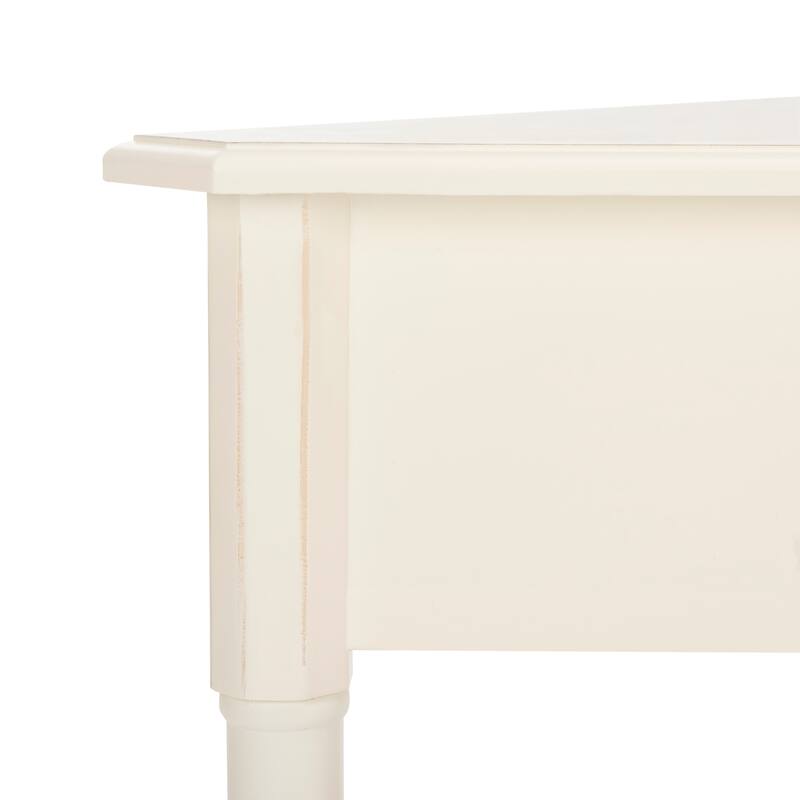 SAFAVIEH Calla Grey Corner Table - 33.9" x 17.3" x 28" - 34Wx17Dx28H