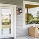 preview thumbnail 6 of 9, Modern Farmhouse Black 1-Light Outdoor Wall Sconces Traditional Glass Patio Wall Sconces - L6.7"X W9.1" X H11.8"