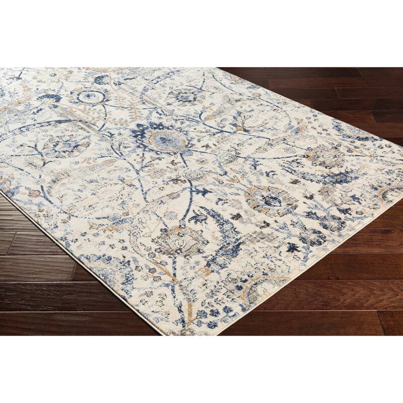 Livabliss Fitz Vintage Floral Area Rug