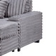 preview thumbnail 4 of 8, Symphony 67"W Corduroy Oversized Sofa Chaise Lounge Chair with Cupholders and USB Charging Port