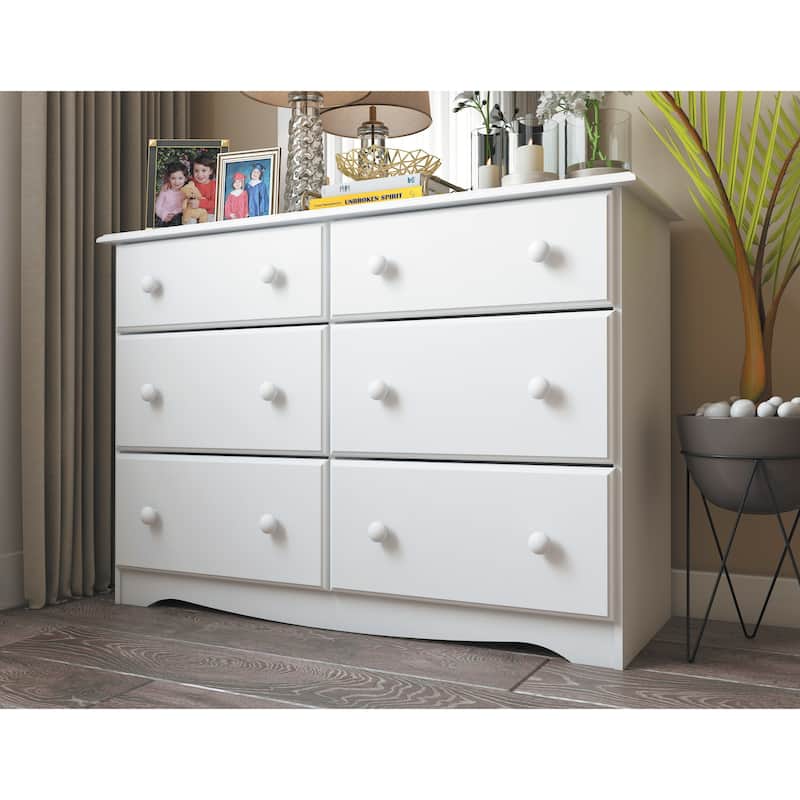 Palace Imports 100% Solid Wood 6-Drawer Dresser