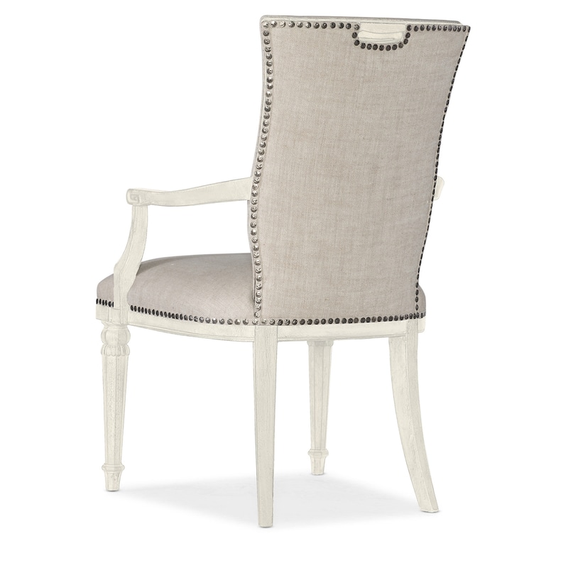 Hooker Furniture 5961-75500-02-SINGLE Traditions 24" Fabric Dinner - Creamy Magnolia
