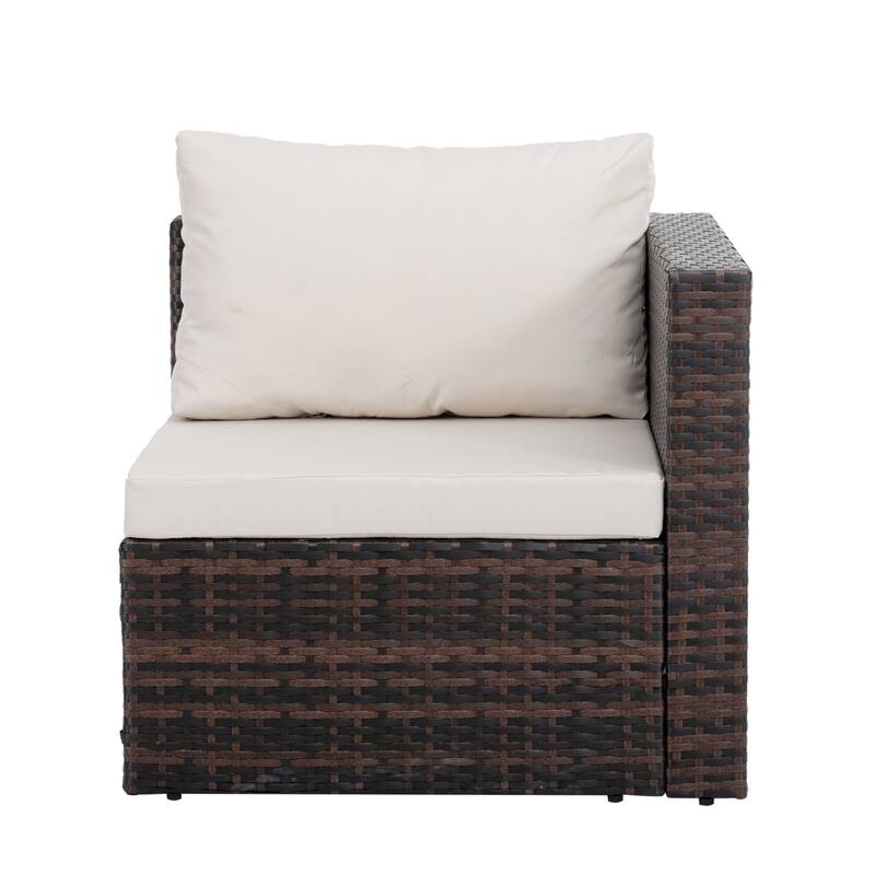Outdoor Wicker Weaving Conversation Combo Set of 5
