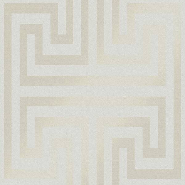 NEXT Metallic Greek Key Neutral Removable Wallpaper Bed Bath & Beyond 37480272