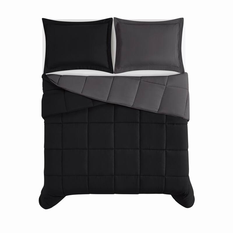 Truly Soft Everyday Reversible Down Alternative 3-Piece Comforter Set