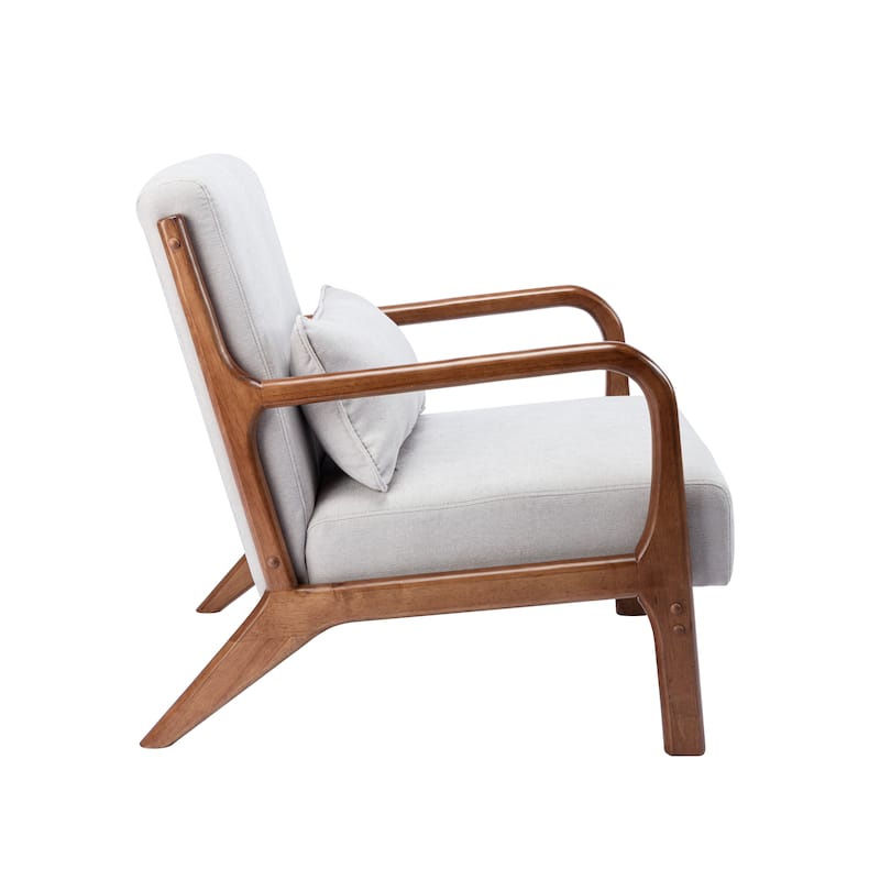 Porthos Home Ibby Accent Chair, Fabric Upholstery, Rubberwood Frame