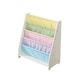 preview thumbnail 6 of 7, Kids Funnel Charlie White Kids Wooden Canvas Sling Magazine Bookcase