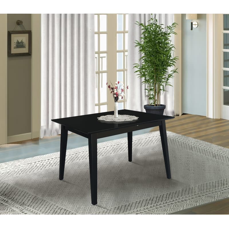 International Concepts Solid Wood 60" Butterfly Extension Dining Table