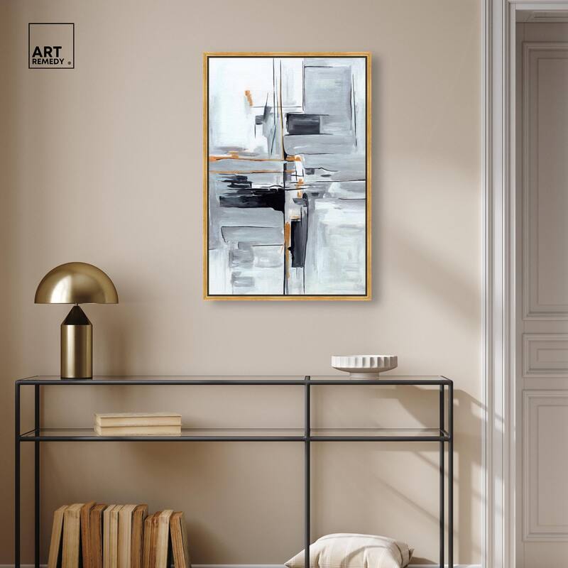 Elegant Grey Shades II Canvas by Art Remedy