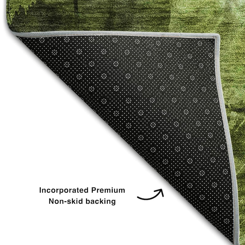 Premium Washable Super Soft Abstract Nature Mayfield Rug