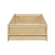 preview thumbnail 20 of 18, Twin size Floor Platform Bed with Built-in Book Storage Rack,Door
