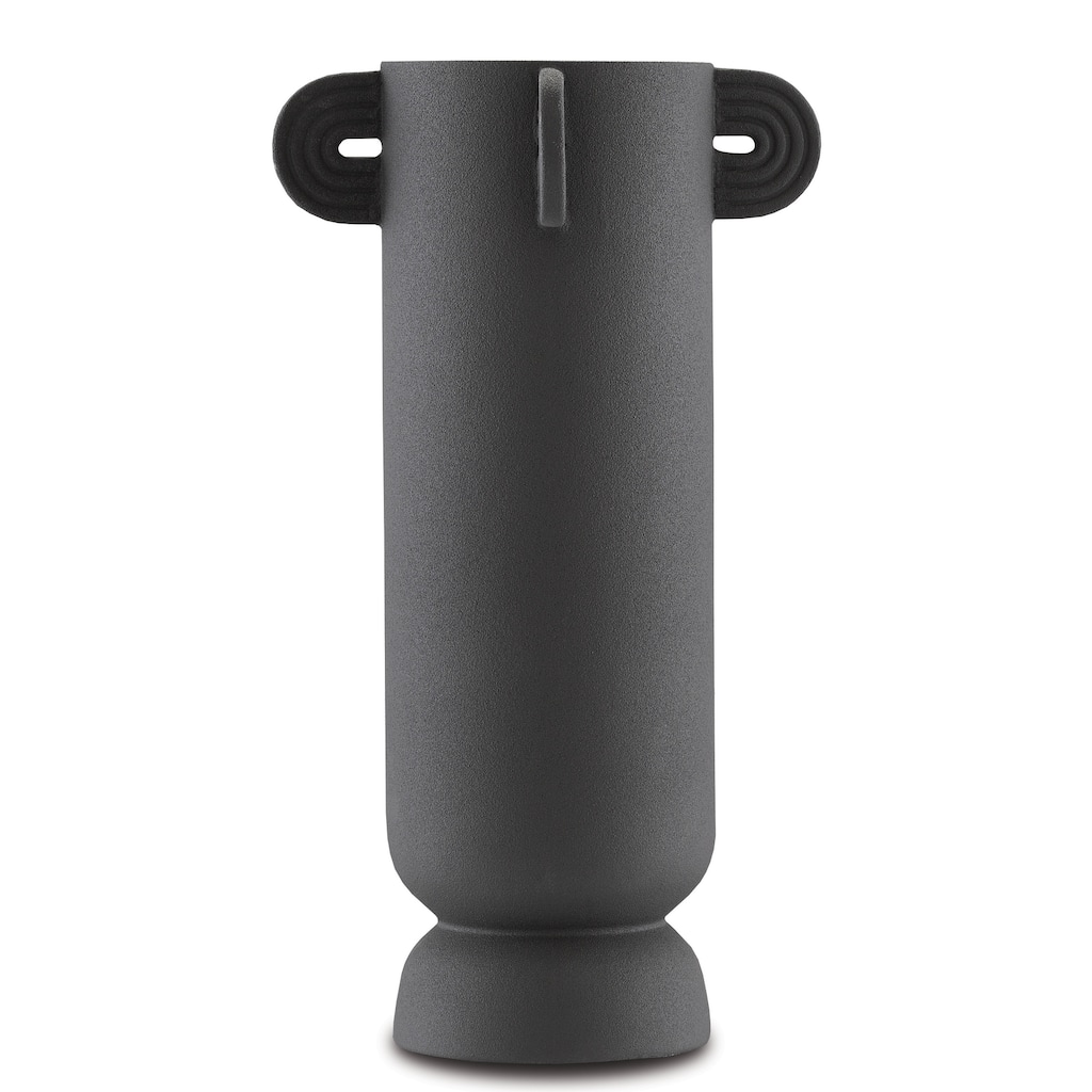 Currey & Company Happy 40 Tube Black Vase