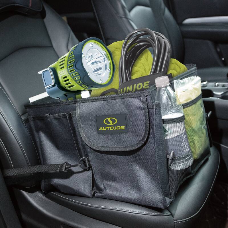 AUTO JOE Collapsible Auto Storage Organizer - Meduim - Black - Meduim