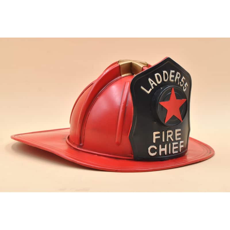 Ladder 55 Fdny Fire Chief Hat Collector Memorabilia Movie Prop Artwork Figurine