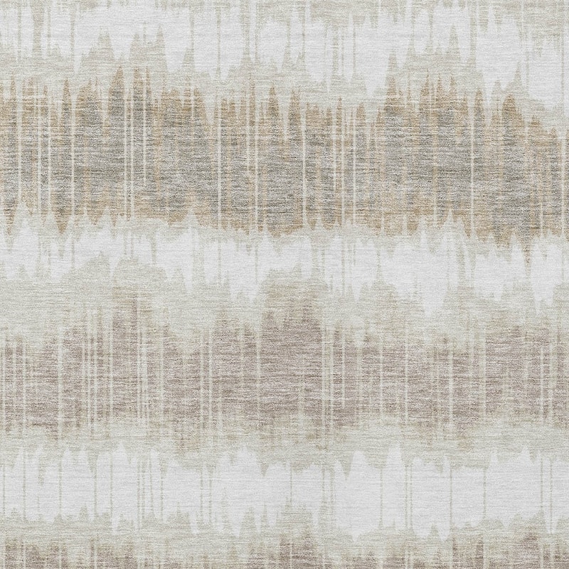 HomeRoots Striped Transitional Rectangle Outdoor Rug