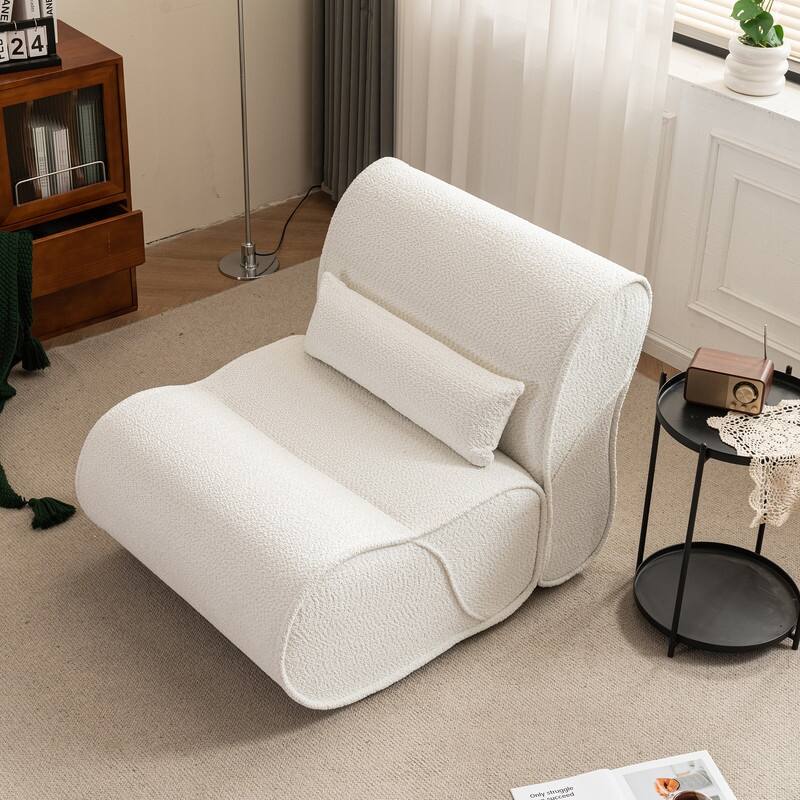 Modern Design Comfortable Single Sofa Chair with Waist Pack Padding