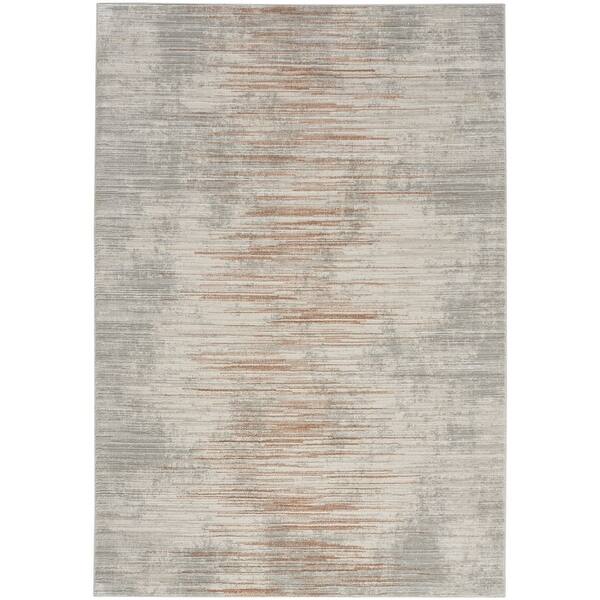 slide 2 of 16, Nourison Home Texture Indoor only Cream / Ivory Abstract Area Rug