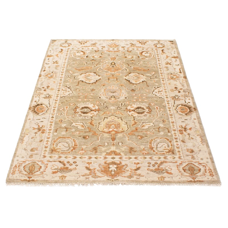 ECARPETGALLERY Hand-knotted Jules Serapi Light Khaki Wool Rug - 6'0 x 8'11