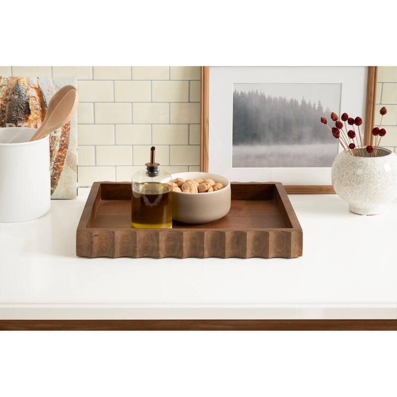 Kate and Laurel Lissi Rectangle Tray