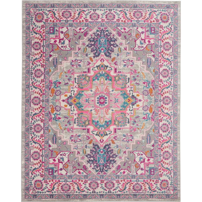 Nourison Cayuga Oushak Boho Medallion Area Rug