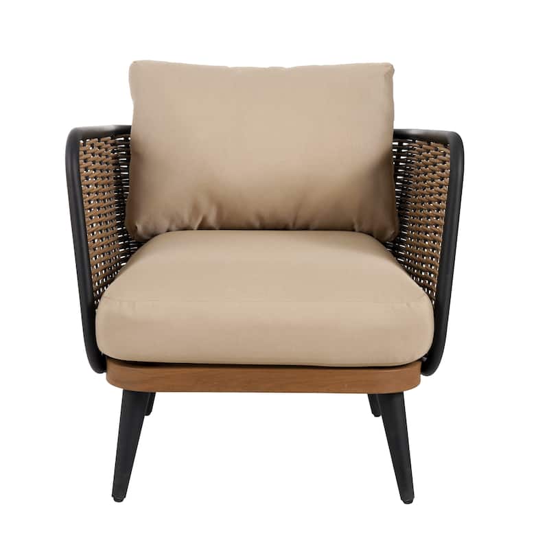 Christopher Knight Home - Avery Outdoor Wicker Patio Chair with Cushions