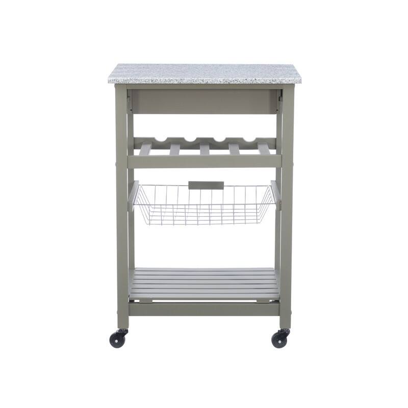Jake Compact Mobile Rolling Kitchen Cart