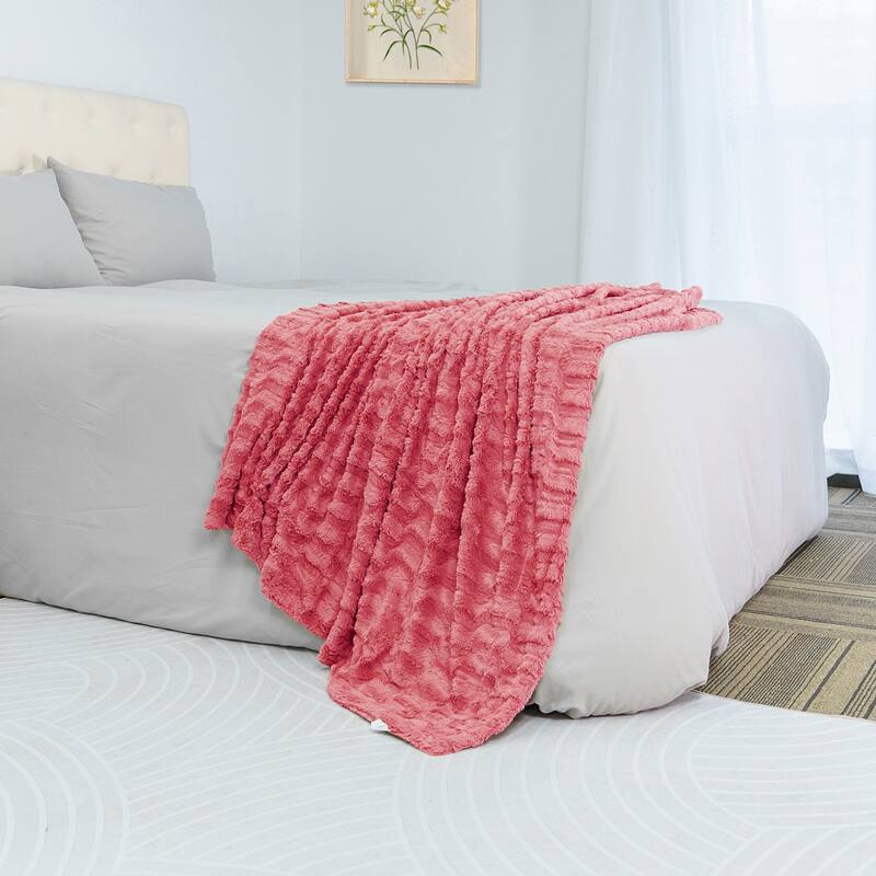 Saga Double Sided FauxFur Throw