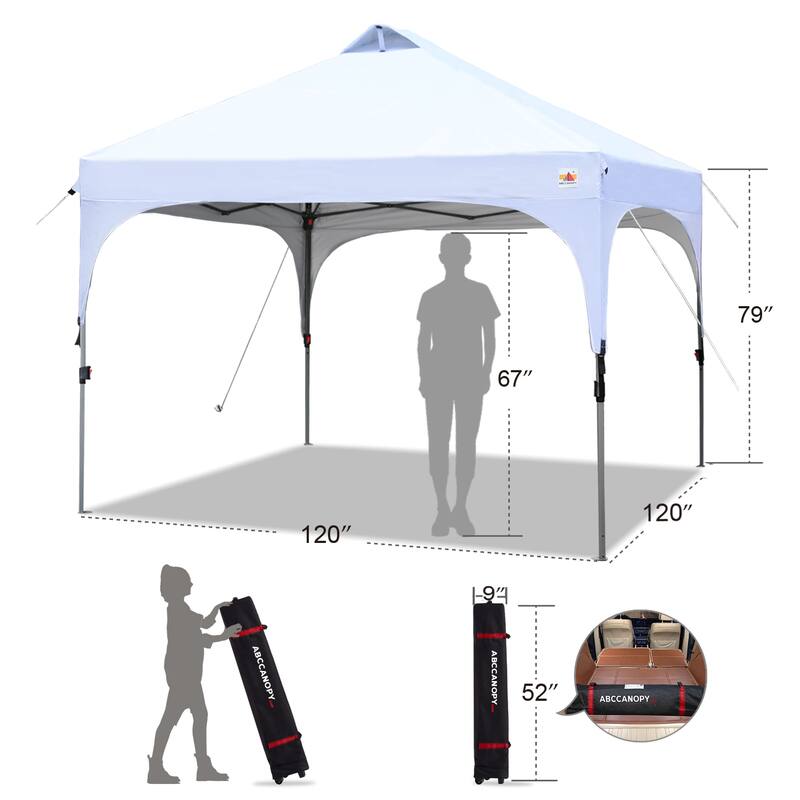 ABCCANOPY Outdoor Pop up Camping Sun Shelter Canopy Tent