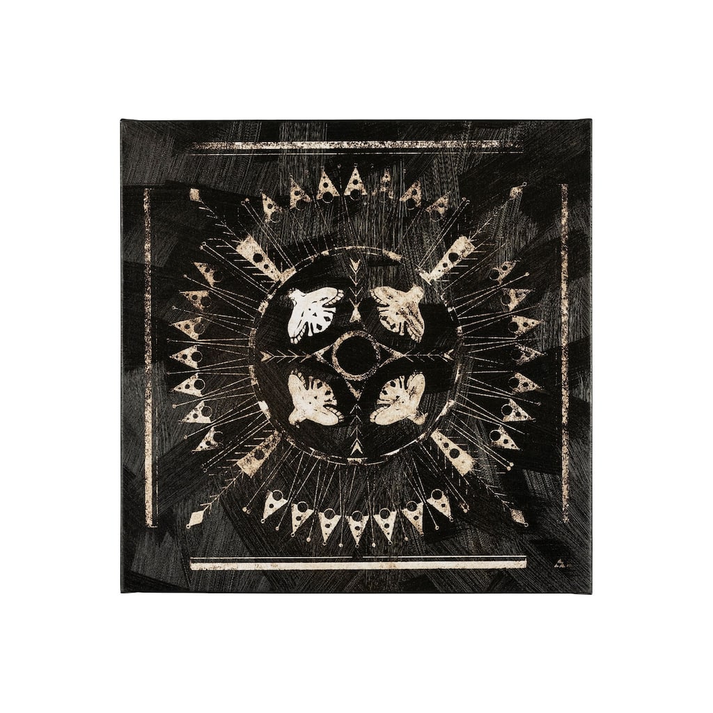 Sandpainting-Ink I (30 x 30) Canvas Art Print