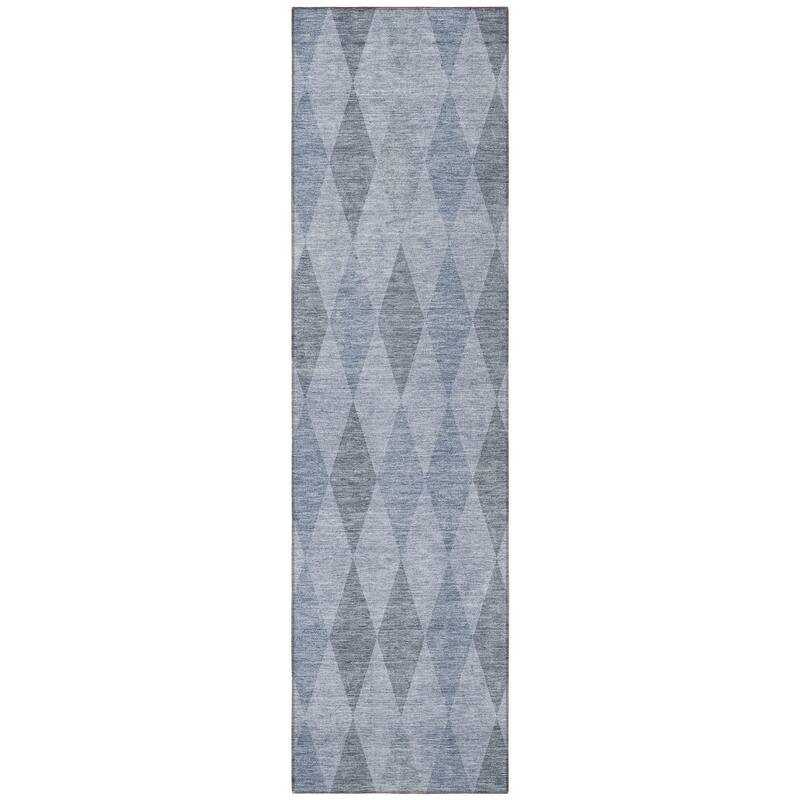 Altolo Modern Geometric Weather Resistant Blended Style Outdoor Rug